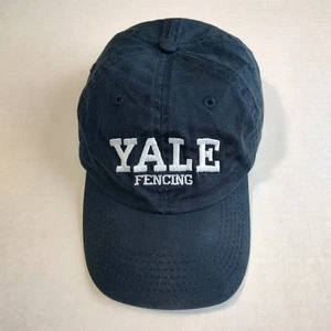 Yale University Bulldogs Fencing Hat Cap Strapback Blue Campus Custom Twill - Picture 1 of 7