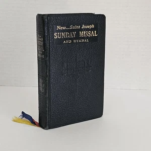 Vintage New Saint Joseph Sunday Missal and Hymnal with C.B.P Ribbon Marker  - Bild 1 von 19