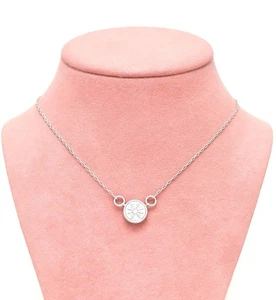 14 K Diamond By The Yard Necklace - Picture 1 of 7