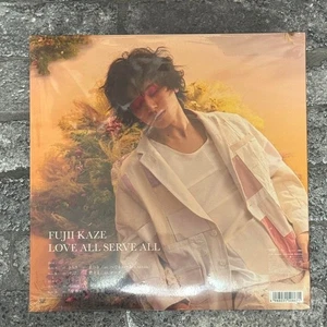 Kaze Fujii Love All Serve LP Color 12 inch 2022 Limited ED From Japan NEW - Foto 1 di 2