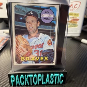 1969 Topps Baseball Card #238 Ken Johnson Atlanta Braves VG/EX B2 - Picture 1 of 2