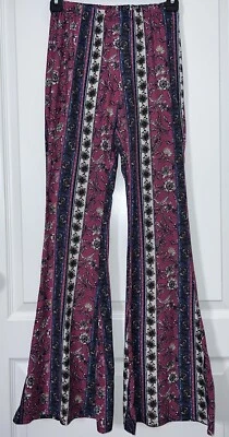 Mujer Acampanadas Florales Leggings Rayas Bohemias Multicolor Talla (ver fotos) Foto 1 de 4