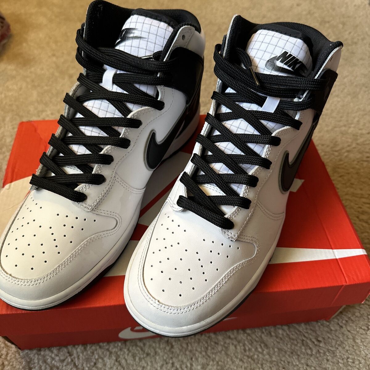 Nike Dunk SE High White Black for Sale | Authenticity Nike Dunk SE High White Black for Sale | Authenticity