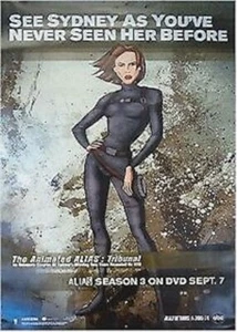 ALIAS ~ ANIMATED TRIBUNAL POSTER Jennifer Garner - Picture 1 of 1