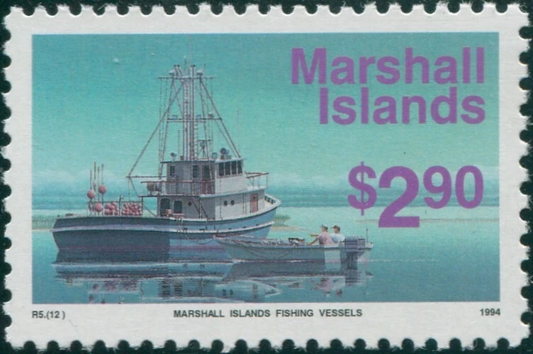 Islas Marshall 1993 SG507 $2,90 buques de pesca MNH Foto 1 de 1