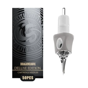Cartuchos de tatuaje Dragonhawk Glide extra suaves, 50 unidades, forro redondo 0401RL 11 - Imagen 1 de 2
