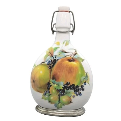 Frieling Prasent Ceramic Bottle Fruit Botanical Design Made in Germany - Image 1 of 4