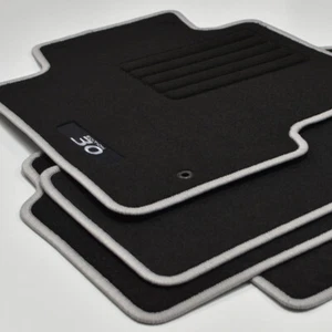 Tappetini logo in velluto per Hyundai i30 GD HB Facelift dall'anno 04/2015 - 2017 sil - Foto 1 di 6