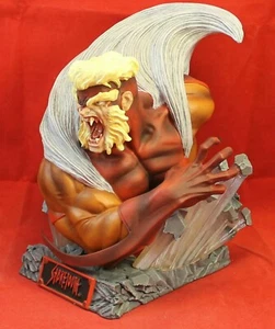 MARVEL UNIVERSE SABRETOOTH BUST Statue ART ASYLUM ELI LIVINGSTON XMEN WOLVERINE - Picture 1 of 1