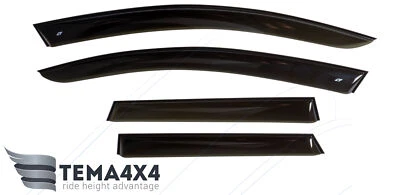 Viseras de ventana con cinta deflector protector solar lluvia para Volvo V50 2004-2012 Foto 1 de 4