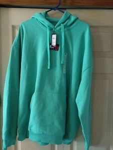 Tommy Hilfiger/Tommy Jeans Mens Hooded Sweatshirt Green Size Large NWT - Picture 1 of 2