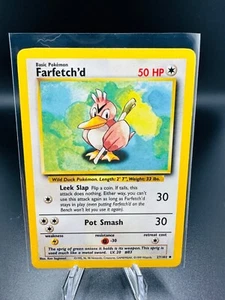Pokemon TCG - Farfetch'd 27/102 - Base Set 1999 - Picture 1 of 2