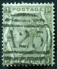 GB used in Malta A25 1873 6d grey SG Z63 plate 12 cat £80 uncommon plate