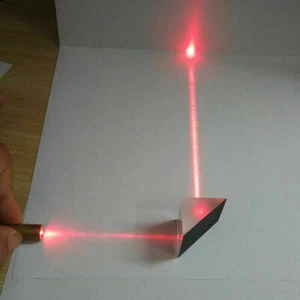 1PC 25.4x25.4x25.4mm K9 Optical Glass Right Angle Triangular Internal Reflection - Picture 1 of 8