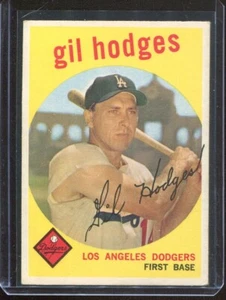 1959 Topps Baseball # 270 Gil Hodges (VG) Very Good - Picture 1 of 2
