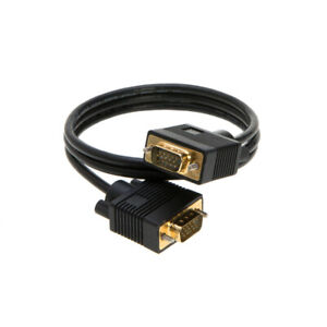 6FT VGA/SVGA Cable Male to Male Monitor TV Video Wire 15 PIN Plug & Play Cord