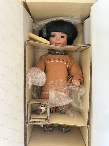 Danbury Mint Native American Doll “Bird Song” Artaffects by Perillo 9.5" New Box - Picture 1 of 5