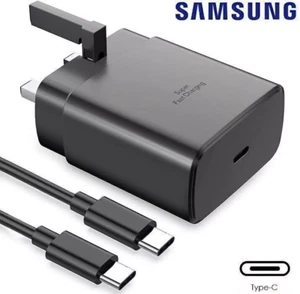 45W Super Fast UK Charger Adapter &USB-C Cable For Samsung S22+ S23 Ultra 5G Lot - Zdjęcie 1 z 16