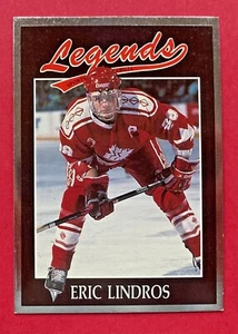 Legends Mag. 1991 Ins. Novato Eric Lindros #38 Hockey Philadelphia Flyers (HOF) - Imagen 1 de 2