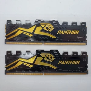 Apacer Panther Gold 16GB (2x8GB) DDR4-3200 PC4-25600U CL16 Memory Sticks - Picture 1 of 2