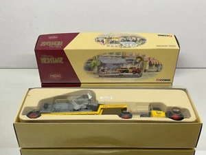 CORGI 74202 CITROEN TYPE 55 TRUCK LOW LOADER CALBERSON -RED 1:50?- GOOD IN BOX - Picture 1 of 9