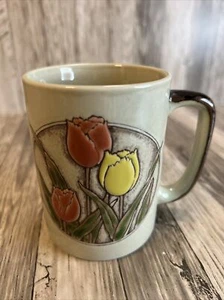Taza de café artesanal de tulipanes otagiri - Imagen 1 de 4