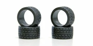 KYOSHO MINI-Z RADIAL TYRES 10 SHORE Premium Super Soft TREADED WIDE (4) MZW38-10 - Picture 1 of 3