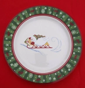 Longaberger Christmas Plate Replacement for Holiday Snack Plates #30967 apr22 - Picture 1 of 8