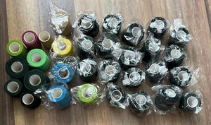 Self Adherent Cohesive Wrap Bandages 2in Wide x 5yd Neon Athletic Tape (24 Pack) - Picture 1 of 4