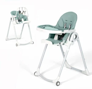 Baby High Chair 3 in 1 Toddler Highchair Kids Chair Baby Lying Chair- Sage Green - Picture 1 of 11