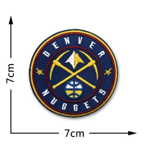 Denver Nuggets NBA Patch Iron/Sew On Basketball Embroidered Finals - Picture 1 of 1