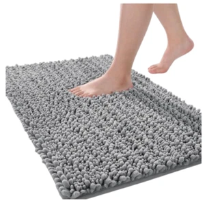 Bathroom Rug Mat 24 x 17, Extra Soft Non Slip Absorbent Water Bath Rug, Quick Dr - Picture 1 of 8