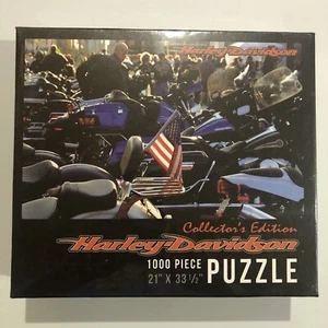 Harley Davidson Motorcycle 1000 Piece Jigsaw Puzzle Collector's Edition Sealed ! - Picture 1 of 6