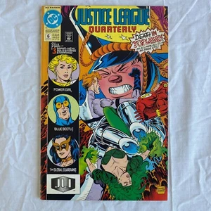Justice League Quarterly # 6 DC Comics Spring 1992 Power girl, Blue Beetle - Picture 1 of 4