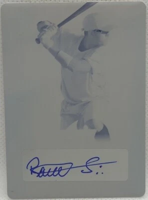 RAIMFER SALINAS 2021 Leaf Flash RC AUTO PRINTING PLATE SP #1/1 NY Yankees One of - Image 1 of 2