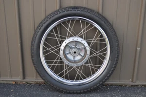 Vtg Used OEM Honda CL72 Early Front Wheel Rim High Shoulder DID 19" - Picture 1 of 9