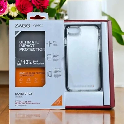 OFFICIAL GENUINE ZAGG GEAR4 iPhone SE 2022/2020/8/7/6S/6 Case Shockproof Cover - Image 1 of 4