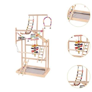 Parrot Playground Parakeet Bird Play Stand for Macaws Parakeet Lovebird Gift ♡ - Picture 1 of 6