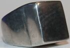 B0351 - Gr. 925er Silber Ring Siegelring Monogramm Schmuck Ungraviert - 17,87 g