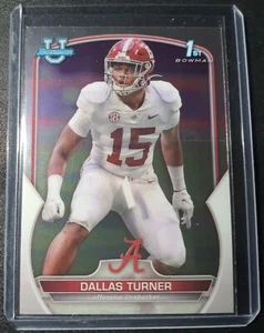 Dallas Turner - Bowman University Chrome 2022 - Alabama, Vikings - 1st - Bild 1 von 2