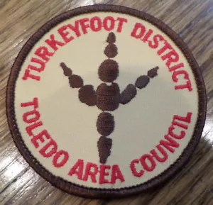 Vintage Pfadfinder Aufnäher Bsa Turkeyfoot District Klondike Toledo Area Council - Bild 1 von 1
