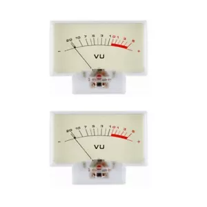 2 Stück TN-72 DB Pegel VU Meter Panel Vorverstärker Hochpräzise Audio Hintergrundbeleuchtung - Bild 1 von 5
