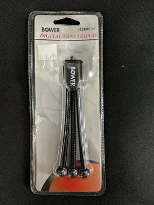 Bower Digital Ultra MINI Tripod #STPT ~For all 35mm & Digital Cams W/ Tripod SKT - Image 1 of 4