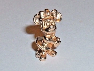 14k YELLOW GOLD 3D WALT DISNEY MINNIE MOUSE PENDANT CHARM  - Image 1 of 3