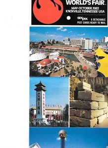 Lot 6 Postcards Knoxville TN 1982 World’s Fair Unused Pavilions - Picture 1 of 2