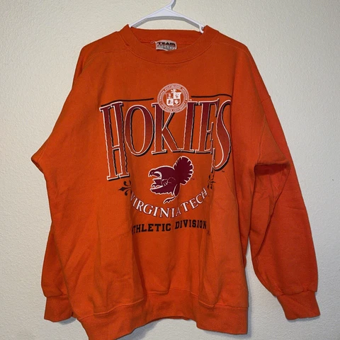 Vintage Virginia Tech Hokies VT 90s Crewneck Sweatshirt Pullover XXL 26x28 Cover