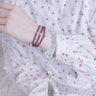 Glass Beads Bracelet with Tassels for Women-HJ