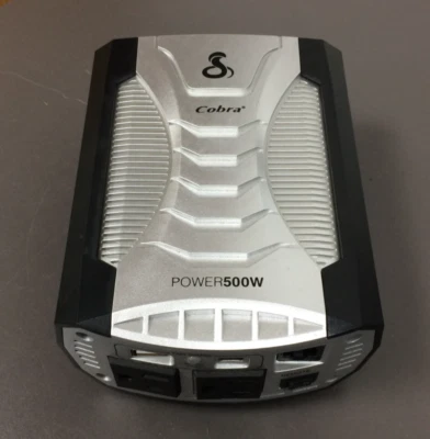 Cobra Model # CPI500W,  500W Power Inverter, DC to AC Power Inverter, NO CABLES - Image 1 of 4