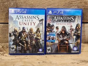 Assassins Creed UNITY, SYNDICATE 2 games for Playstation 4 PS4 - Picture 1 of 5