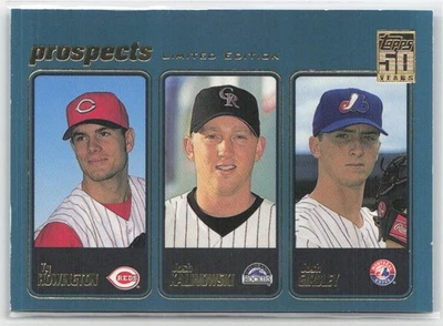 2001 Topps #365 Ty Howington Josh Kalinowski Josh Girdley PR3905 Limited - Image 1 of 2